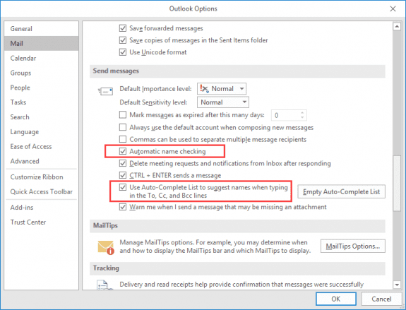 change autocomplete and autoresolve