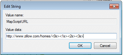 Add the url to the registry