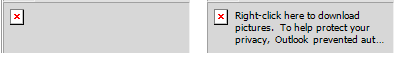 When the SecureTemp folder is full, the red x wont include text