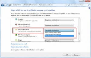 Change notification settings