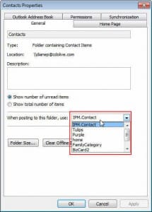 Set default new item form