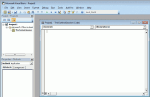 Paste the code into the VB editor