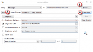 Use advanced find dialog