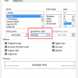 Underline setting in Fonts