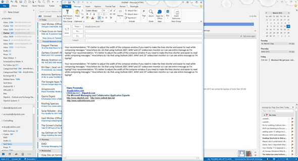 adjust the width of the compose window