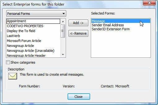 Select forms