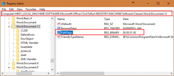 registry path in windows 10 - outlook 2016 32-bit