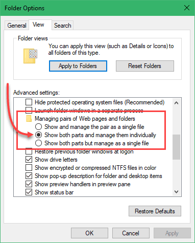 Managed Pairs Options