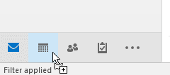 drag message to calendar button