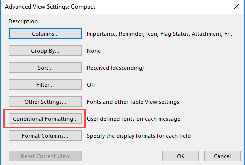 click conditional formatting