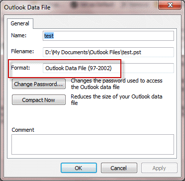 ANSI data file format