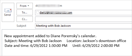 new-appointment-email-notify Generate an email when you create an appointment