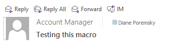 Send as using VBA