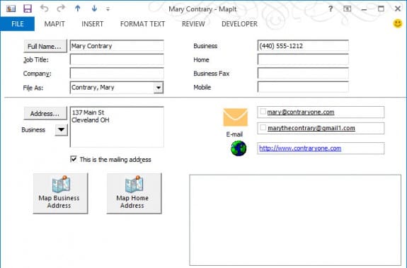 custom form with map buttons