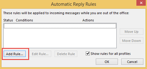 Create a new rule
