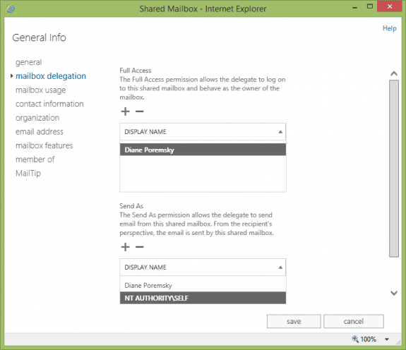 Assign fullaccess and send as permissions to the shared mailbox