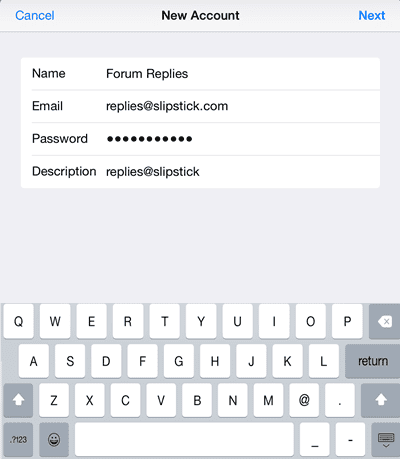 Set up a shared mailbox as imap