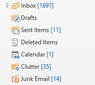 Show total count in all folders