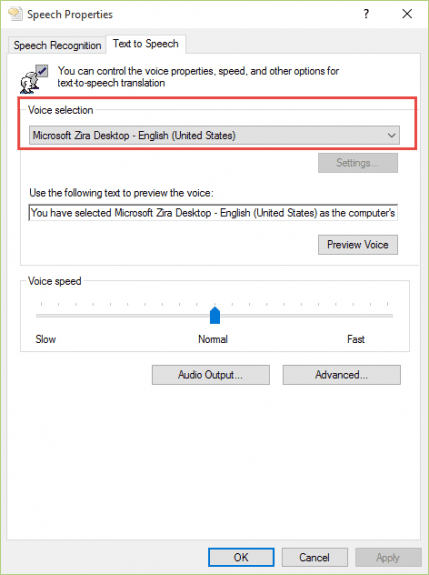 speech to text