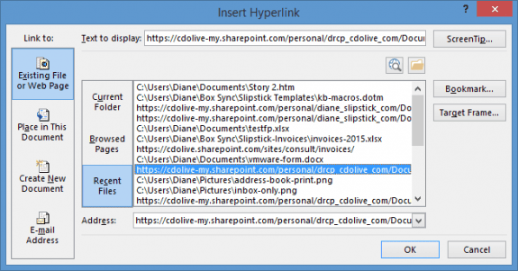 insert files in outlook