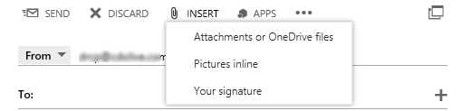 Insert Attachments in OWA