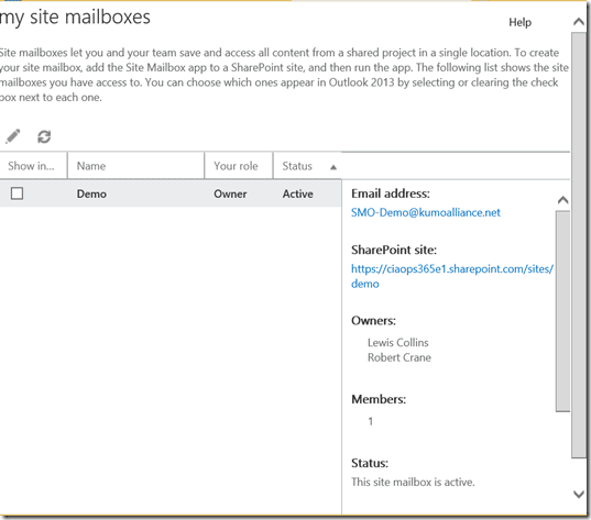 Manage All Site Mailboxes