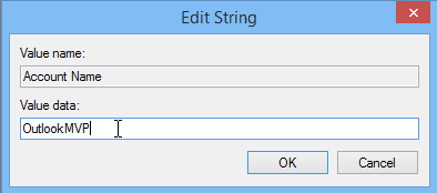 modify the account name