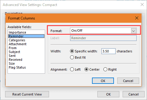Change the column format to Text