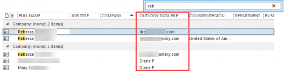 outlook data file name field