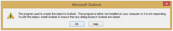 error opening attachments