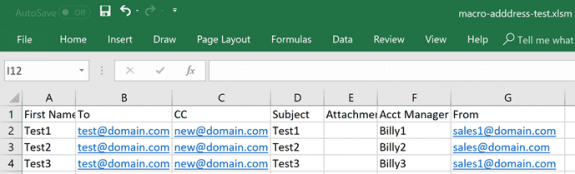 use values in a worksheet