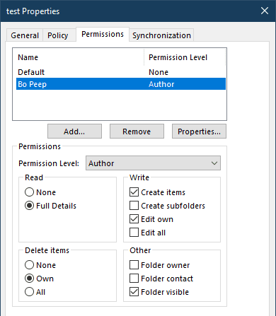 set permissions using a macro