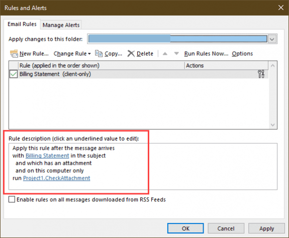create a rule to forward messages