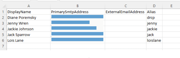 exported dl list