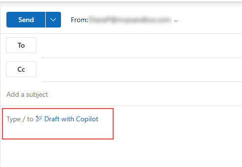 click create a draft