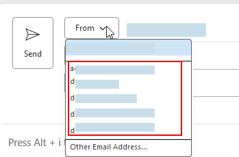 use a proxy address
