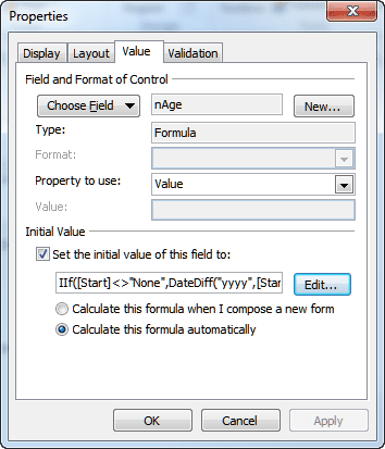 Custom fields