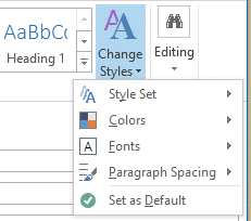 Change Styles