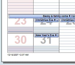Calendar Printing Assistant sample