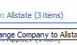 drag contacts between groups to change the company name