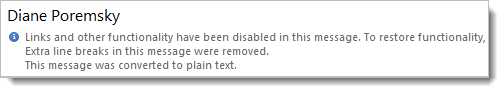 Junk mail - unknown app moved it to the junk folder