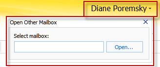 Open other user's folder dialog