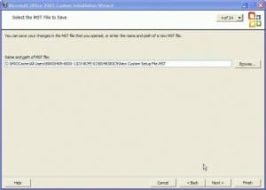 Create an Outlook PRF