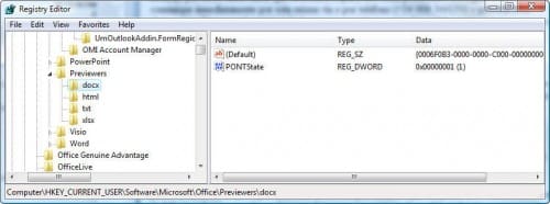 Registry setting for always warn