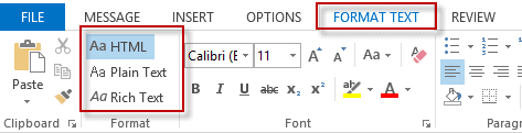 Change the format of replies