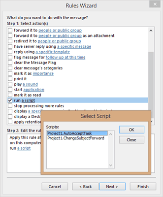 Run a script