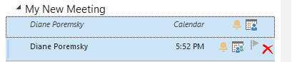 Delete the meeting request and the tentative appointment at once