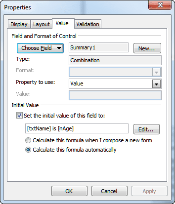 Custom fields