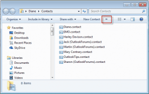 Windows Contacts
