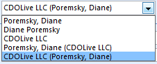 Change the FileAs format in Outlook's Contacts